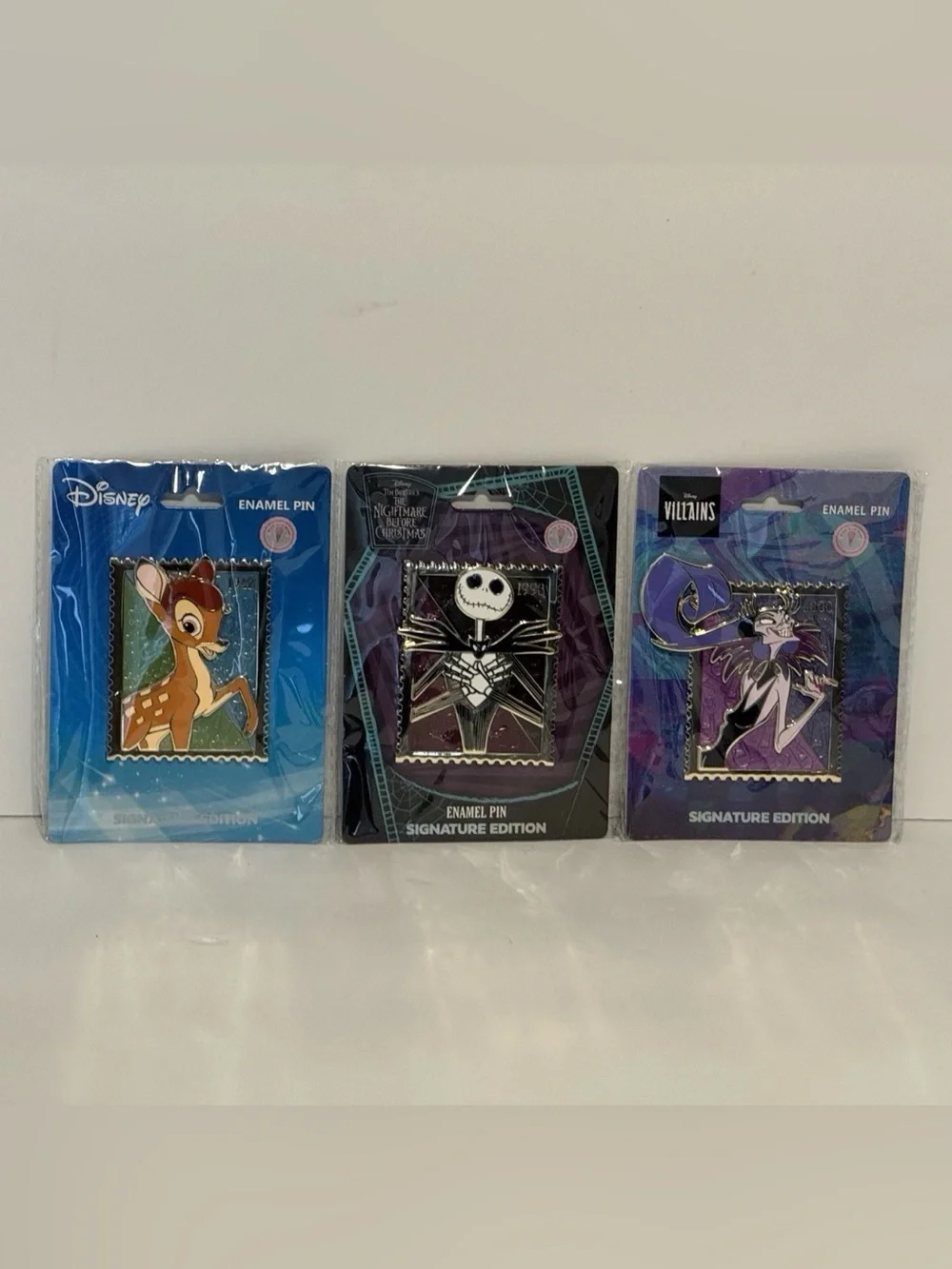 PALM Disney Royal Stamp Wave 5 Jack Skellington Bambi Yzma Jumbo Pins In Hand